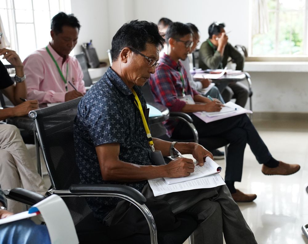 Participants during the School Leadership Development Programme which commenced at SIEMAT Hall, SCERT in Kohima on July 16.